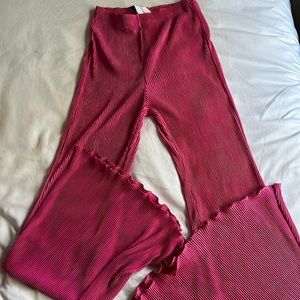 Sleeper pleated pajama set